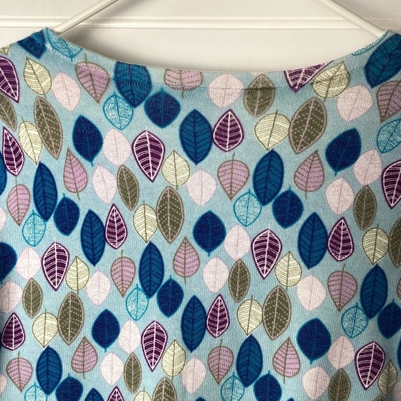 Talbots Long Sleeve Lightweight Colorful Leaves Sweater Size S/P - Picture 9 of 12